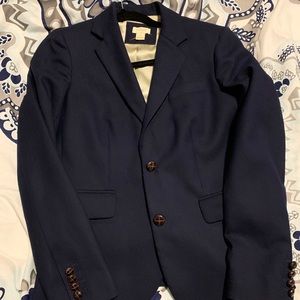 Jcrew navy wool blazer
